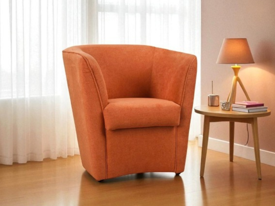 Fauteuil Valentina en tissu antitache