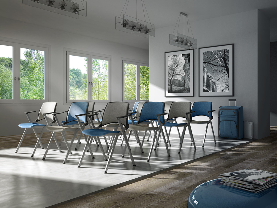3 Chaises Key-Ok avec Dossier et Accoudoirs