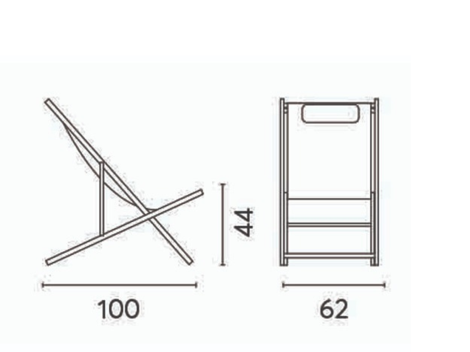 2 chaises de plage professionnelles Greenwood