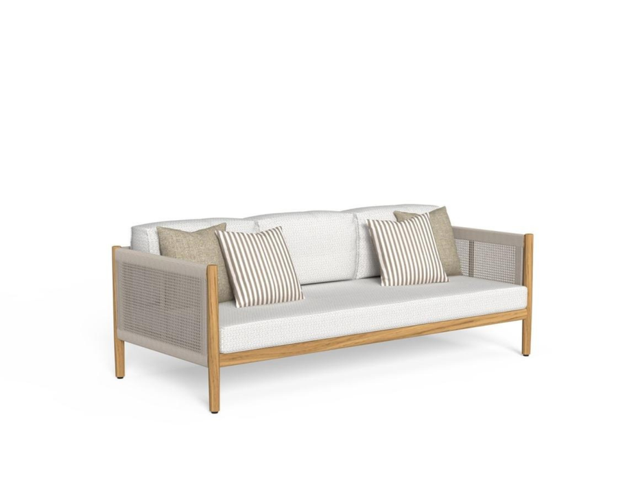 Dolcevita wood 3-seater sofa by Talenti