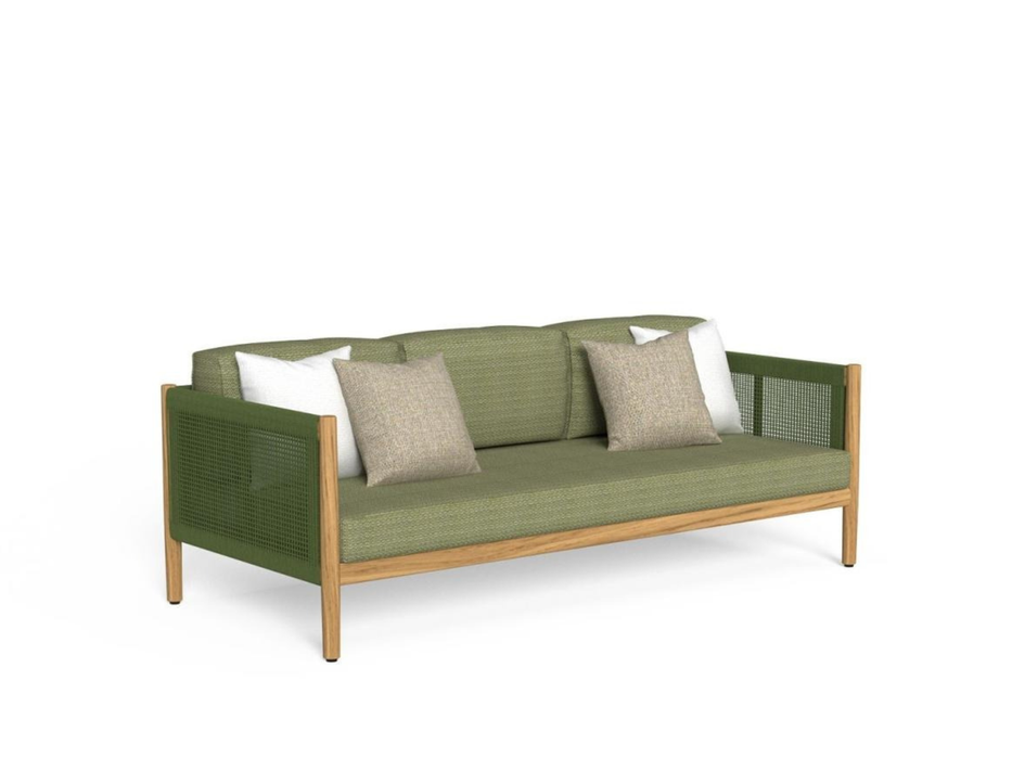 Dolcevita wood 3-seater sofa by Talenti