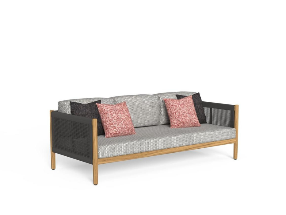 Dolcevita wood 3-seater sofa by Talenti