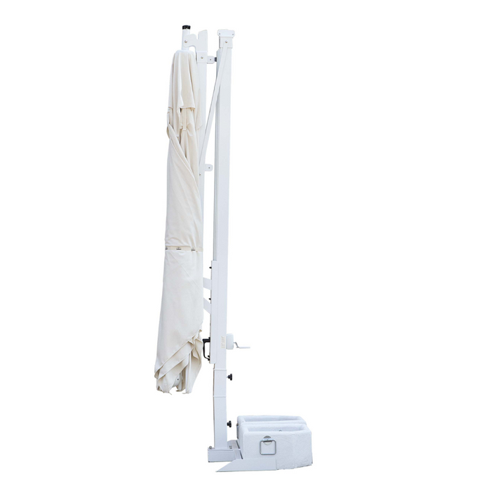 Ombrellone a palo laterale Galileo Starwhite 3X4 mt