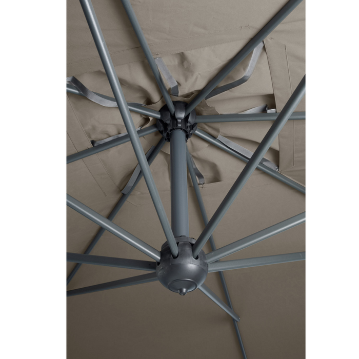 Galileo Dark 3X4 mt side pole umbrella