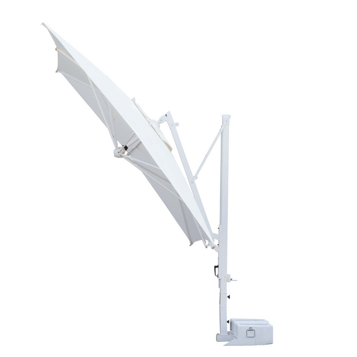 Ombrellone a palo laterale Galileo Starwhite 3X4 mt