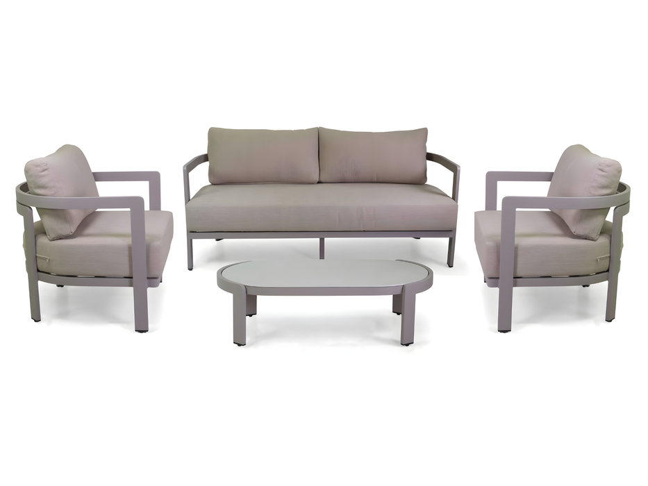 Lounge Set 2 Seats with Cushions Aledo 