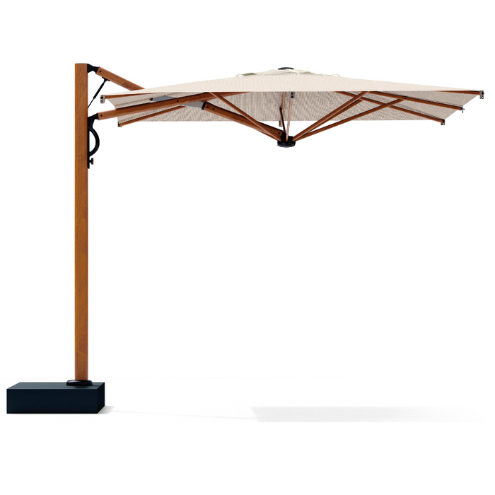 Parasol à mât latéral Astro Timber 300x400cm