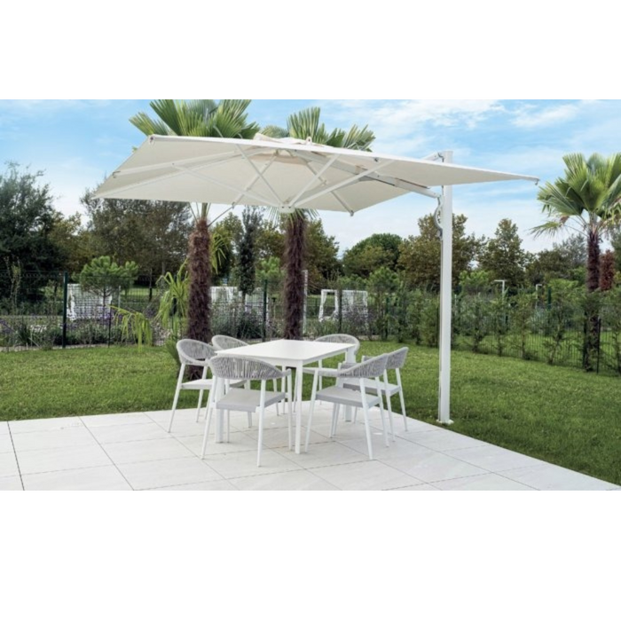 Astro Starwhite side pole umbrella 350x350cm