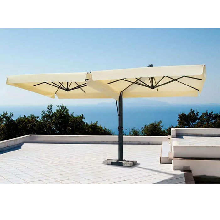 Double-arm umbrellas Fellini Aluminium V 3.5X7 mt