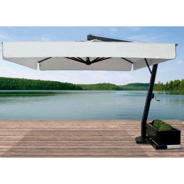 Saturno 3X3 mt side pole umbrella