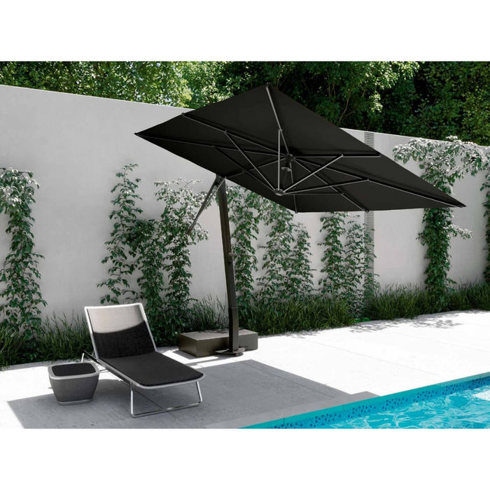 Horizon 3X3mt anthracite side pole umbrella