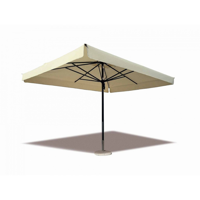 Parasol Acquamarina Classic anthracite à mât central 3X3 m