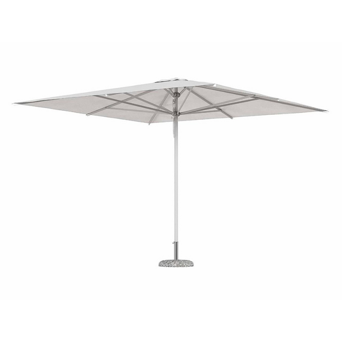 Petrarca 3X3 mt central pole aluminium umbrella