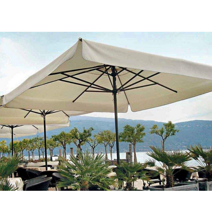 Petrarca 3X3 mt central pole aluminium umbrella