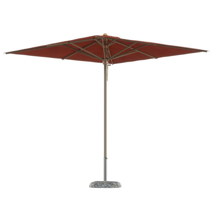 Petrarca 4X4 mt wooden central pole umbrella