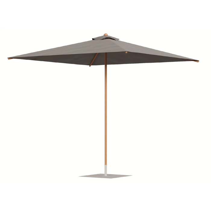 Parasol à mât central en bois Ocean 280x280cm