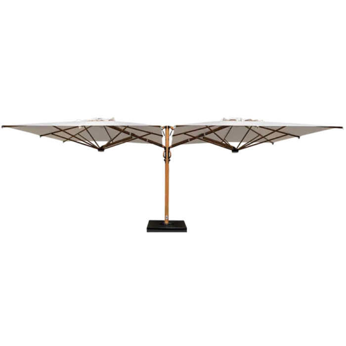 Dual carbon 300x600 umbrella with two side arms