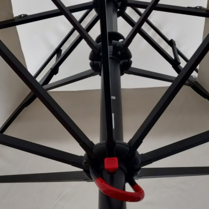 Parapluie carré push-up Greenwood 3X3 MT