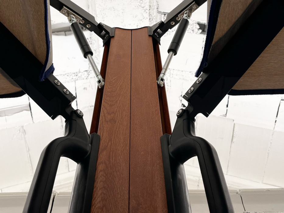 Ombrellone doppio K-Due a "V" e a "T" 3X6 mt