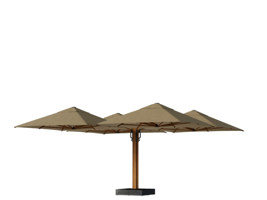 Ombrellone a braccio braccia K-Quattro 6X6 mt