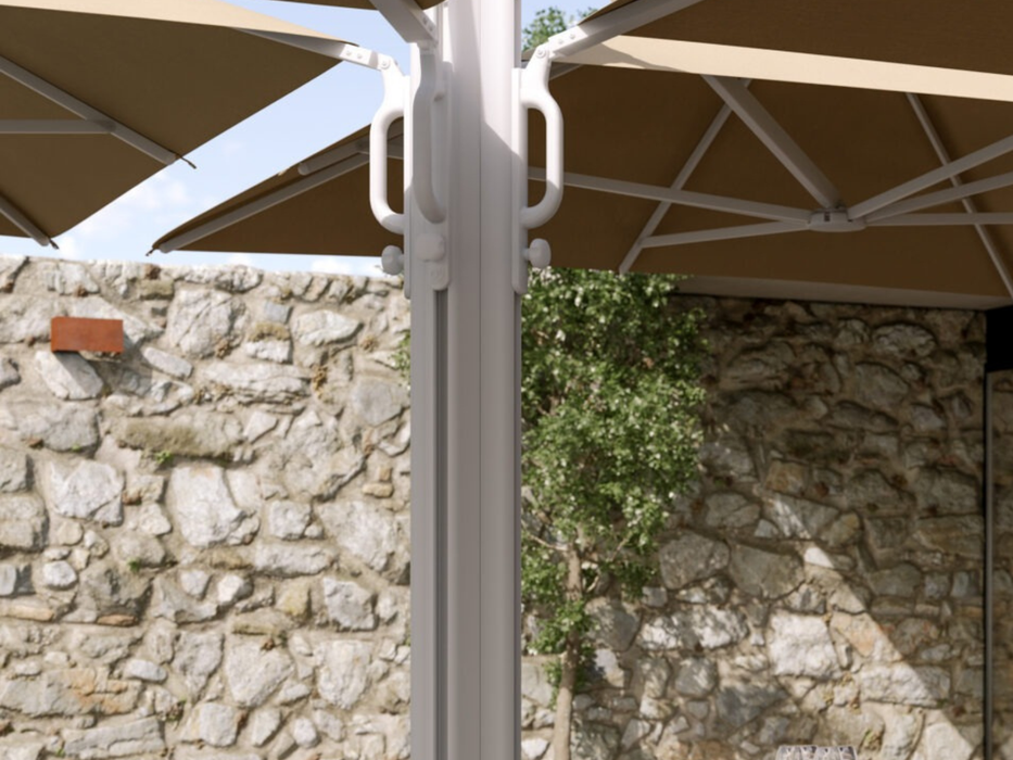 Ombrellone a braccio braccia K-Quattro 6X6 mt