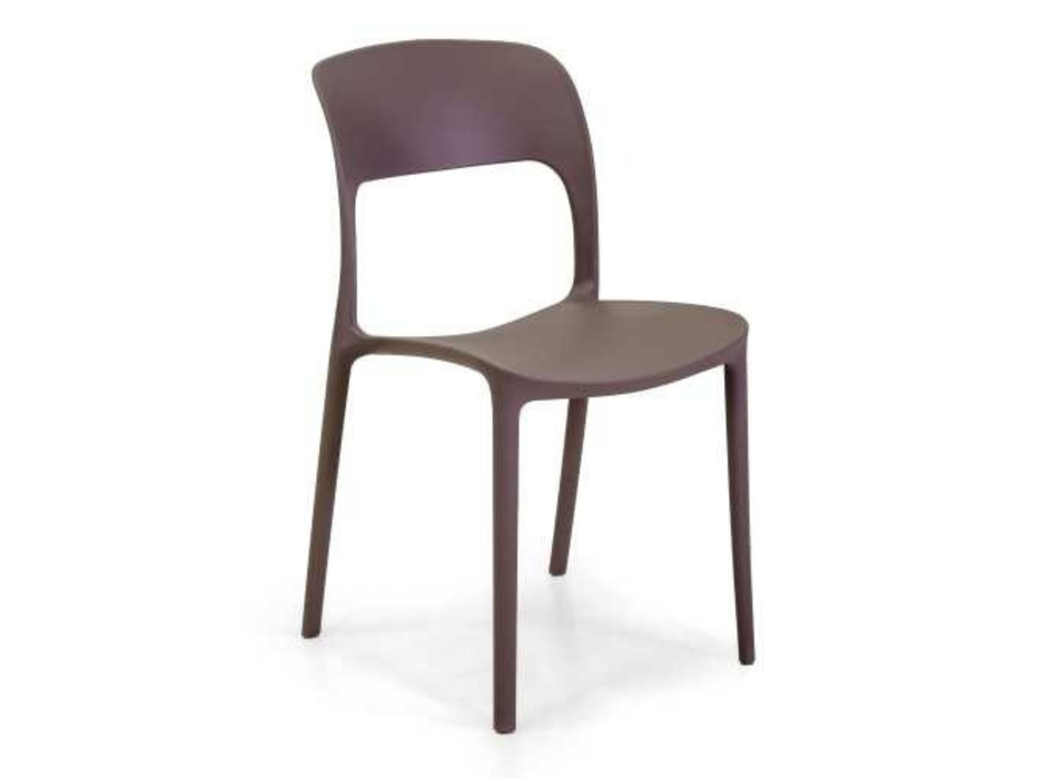 Sedia da esterno in polipropilene Risto