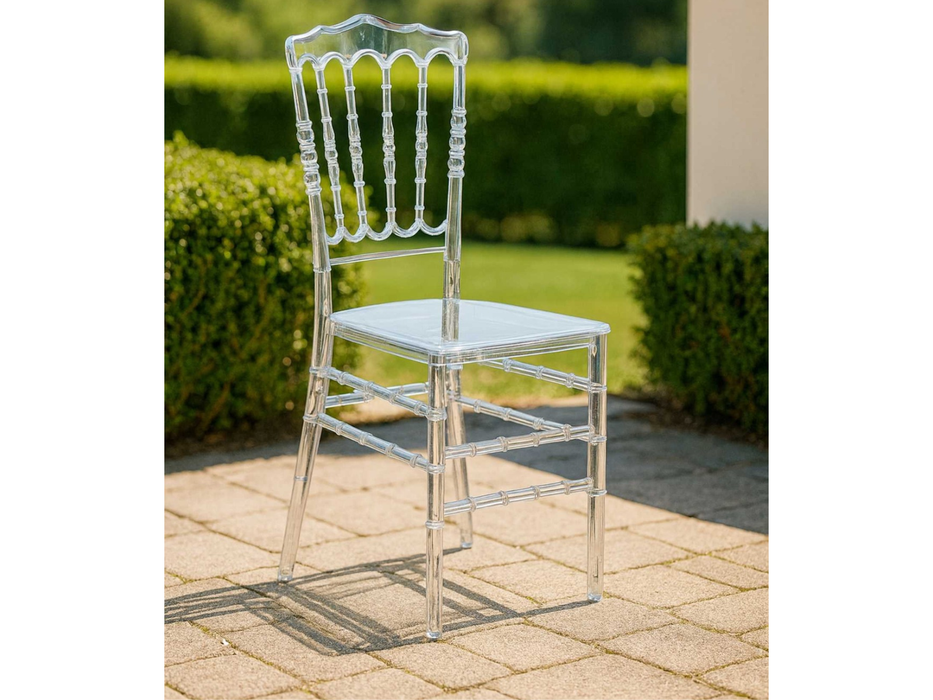 Sedia in policarbonato Napoleon Trasparente