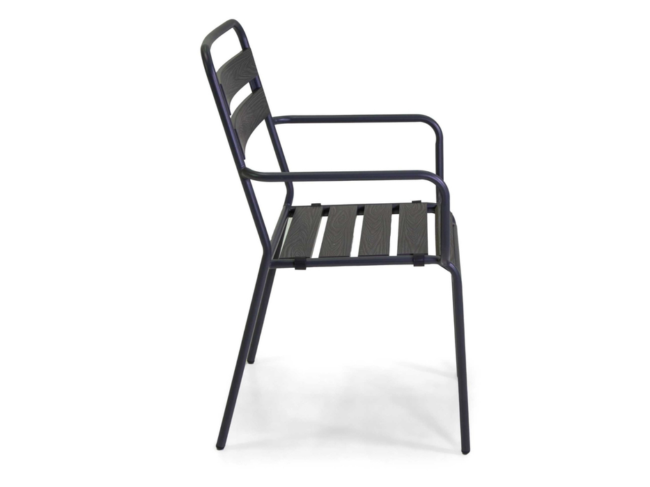 Poltrona in metallo Loki