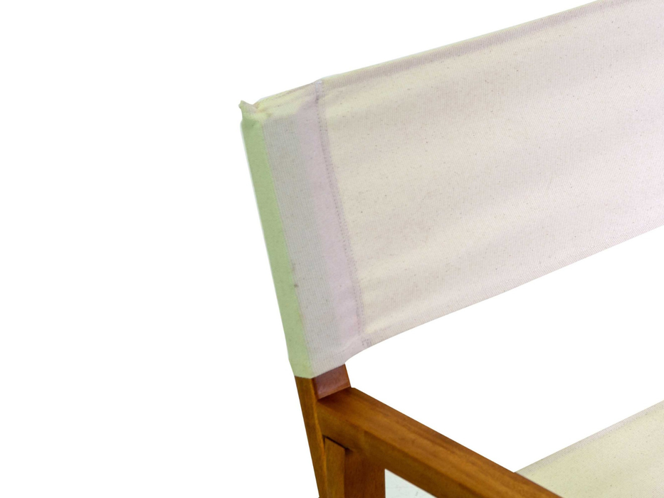 Poltrona in legno e tessuto regista Miramar