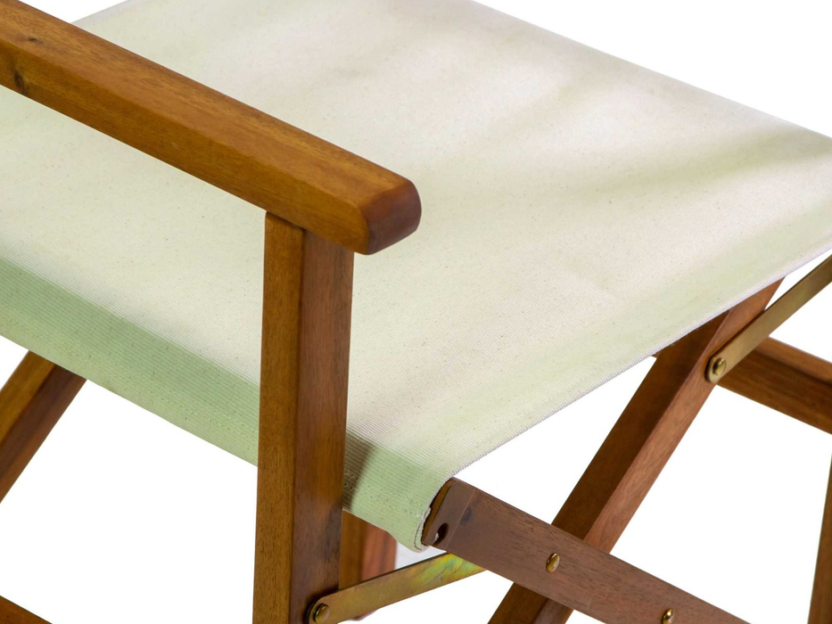 Poltrona in legno e tessuto regista Miramar