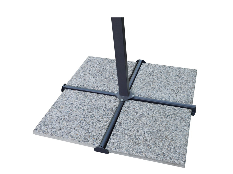 Parasol Florida avec lumières 3X3 MT Greenwood