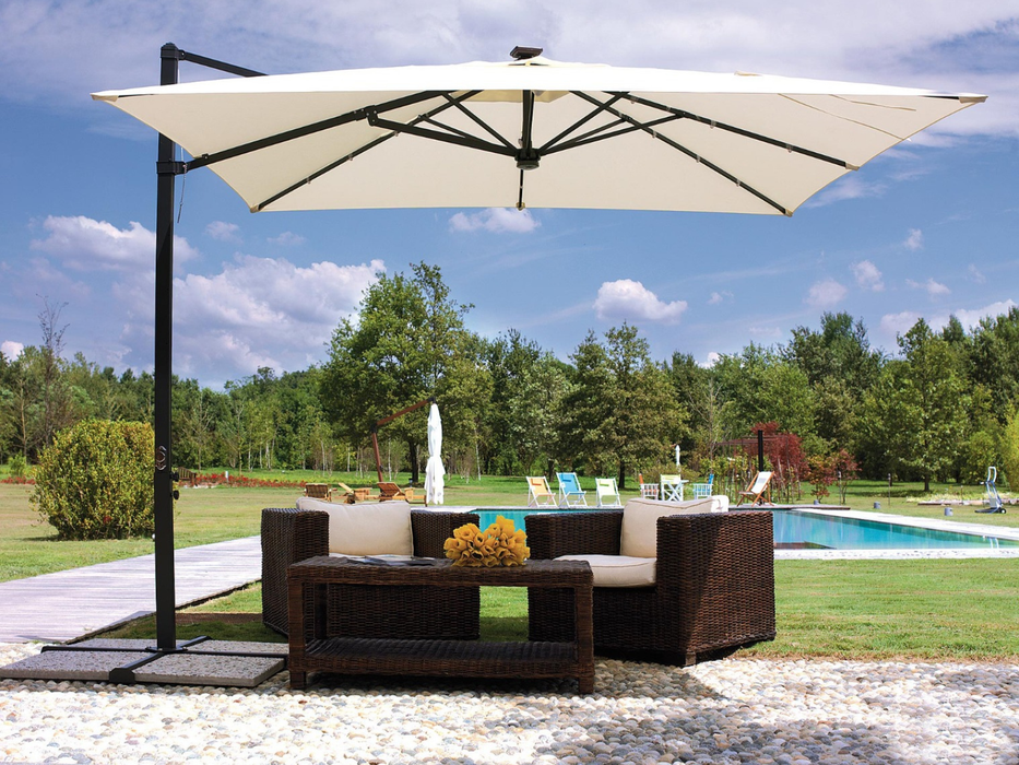 Parasol Florida avec lumières 3X3 MT Greenwood