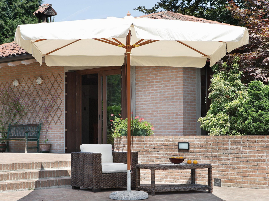 Parasol carré en bois 3X3 MT Greenwood 