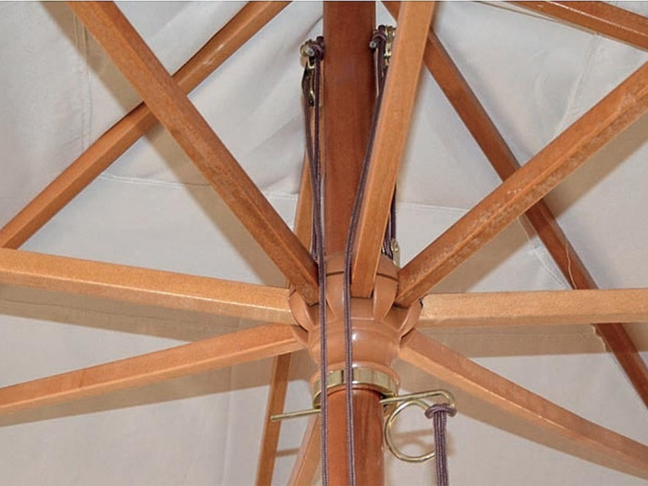 Parasol carré en bois 3X3 MT Greenwood 
