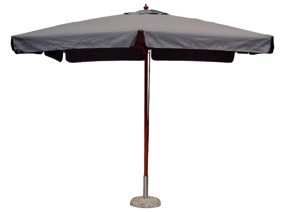 Parasol carré en bois 3X3 MT Greenwood 