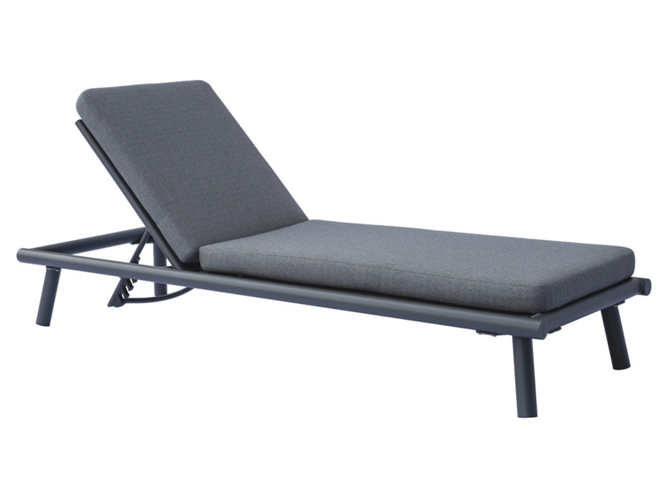 Taormina sunbed with cushion Greenwood