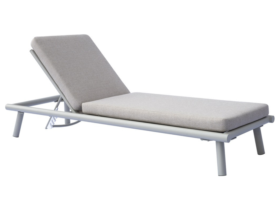 Taormina sunbed with cushion Greenwood