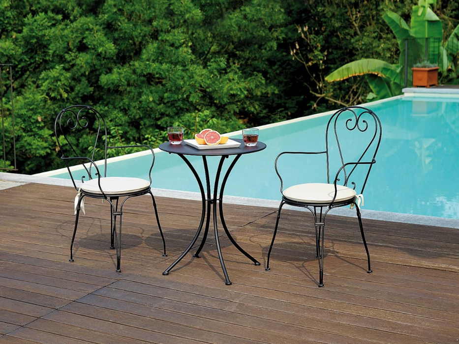 Stresa chair with armrests Greenwood