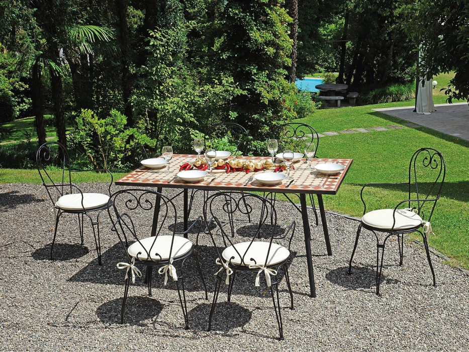 Stresa chair with armrests Greenwood