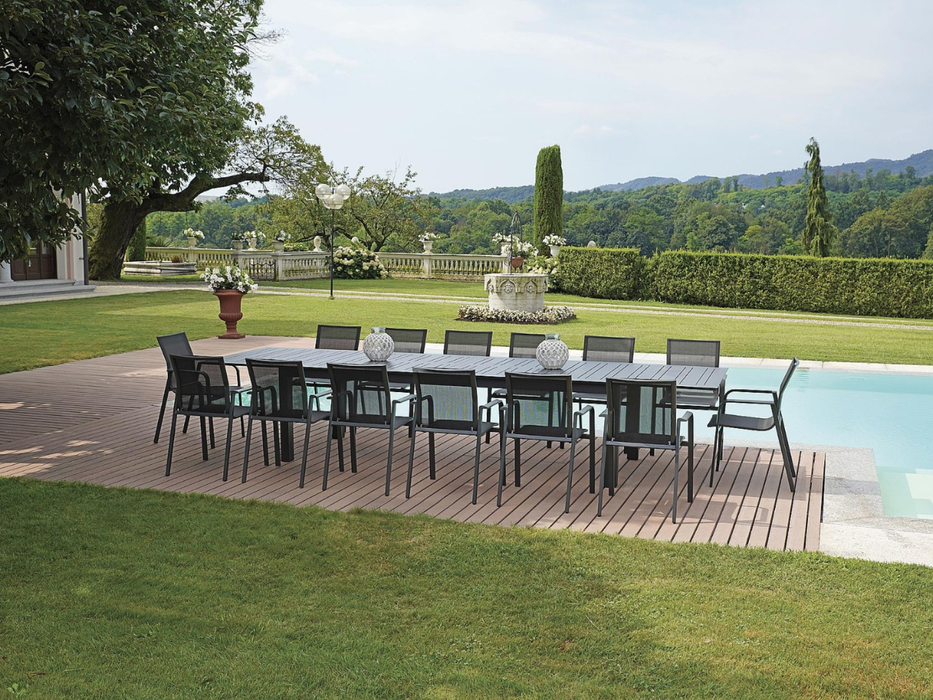 Santorini Extendable Table 265/330/395X110 CM Greenwood