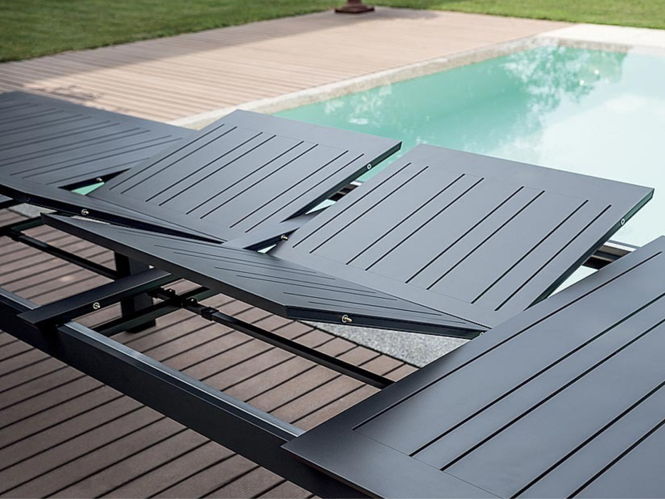 Santorini Extendable Table 265/330/395X110 CM Greenwood