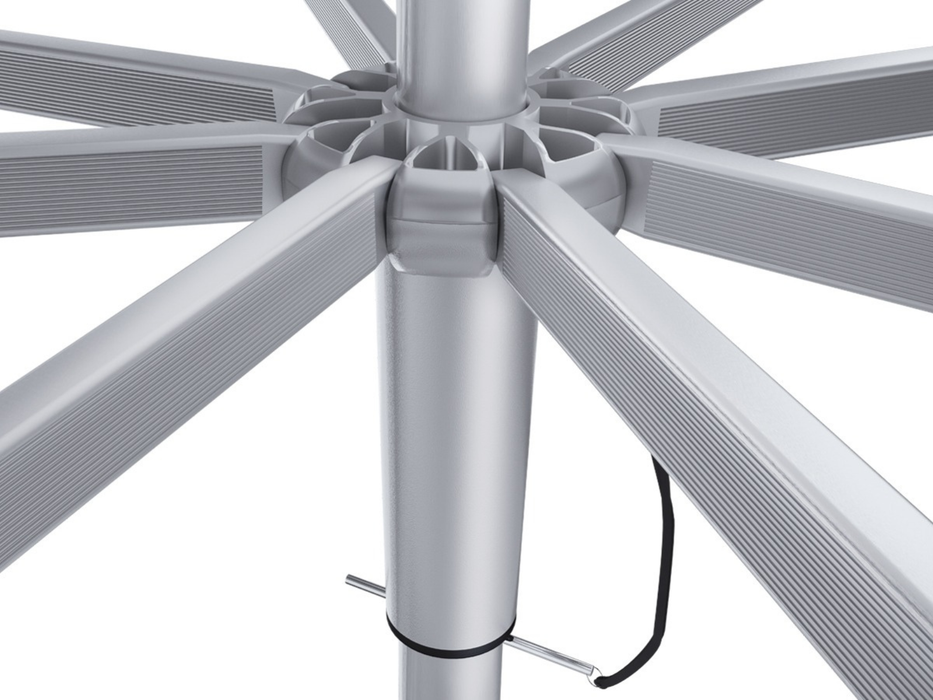 Parasol à mât central