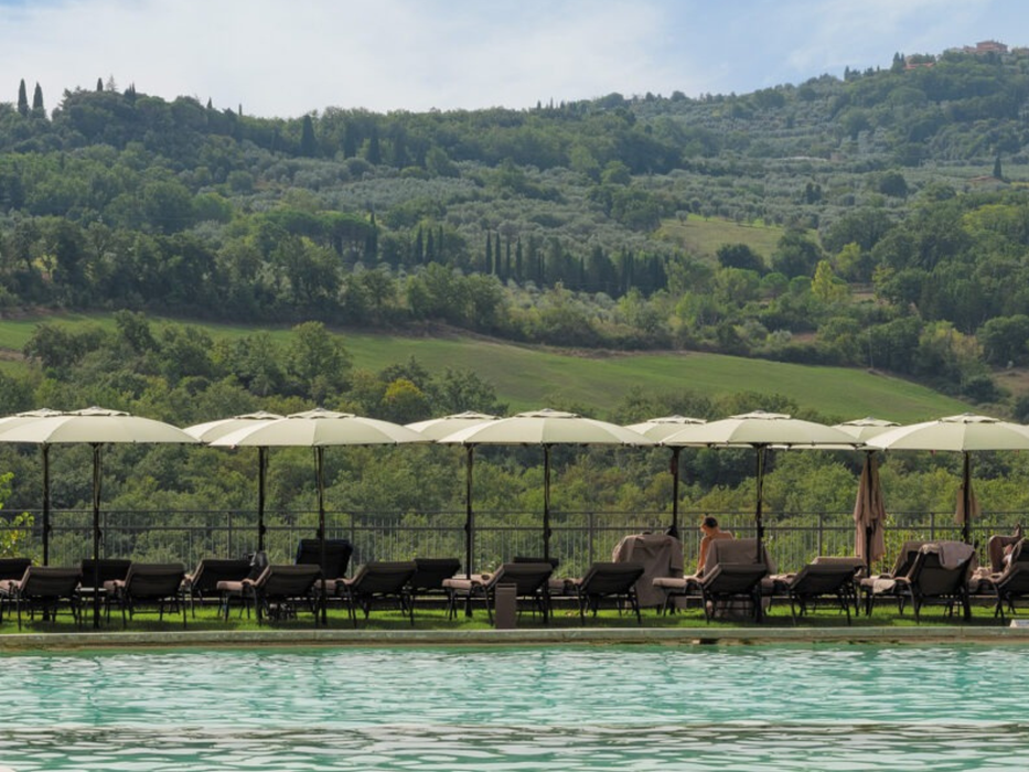 Parasol à mât central Bay