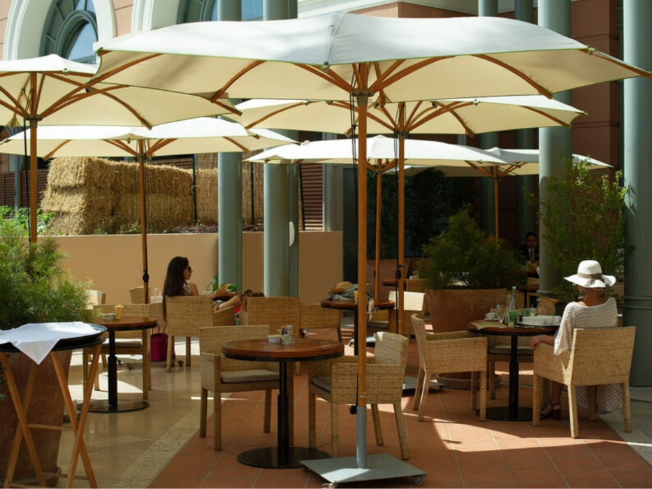 Parasol à mât central Bay