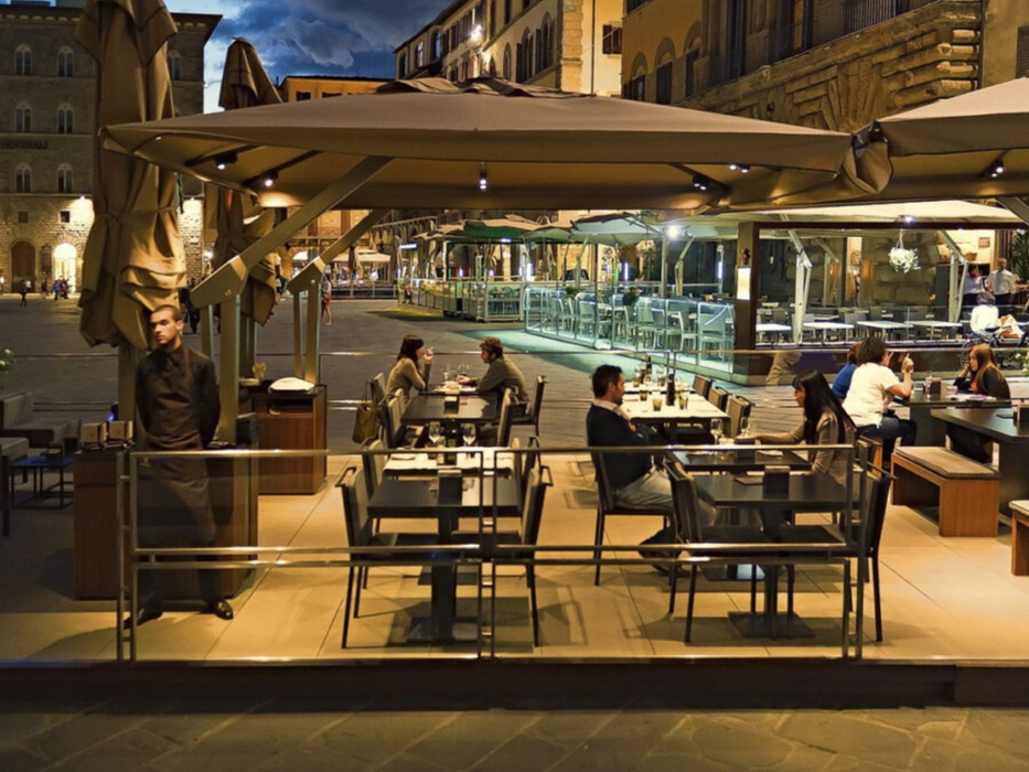 King retractable umbrella