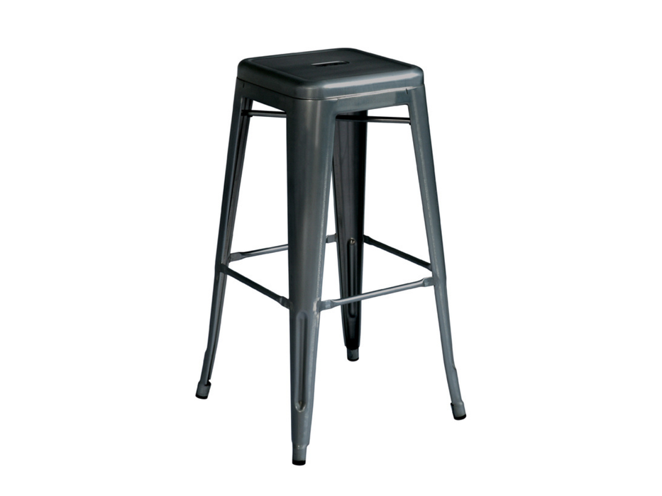 Greenwood high sheet metal stool