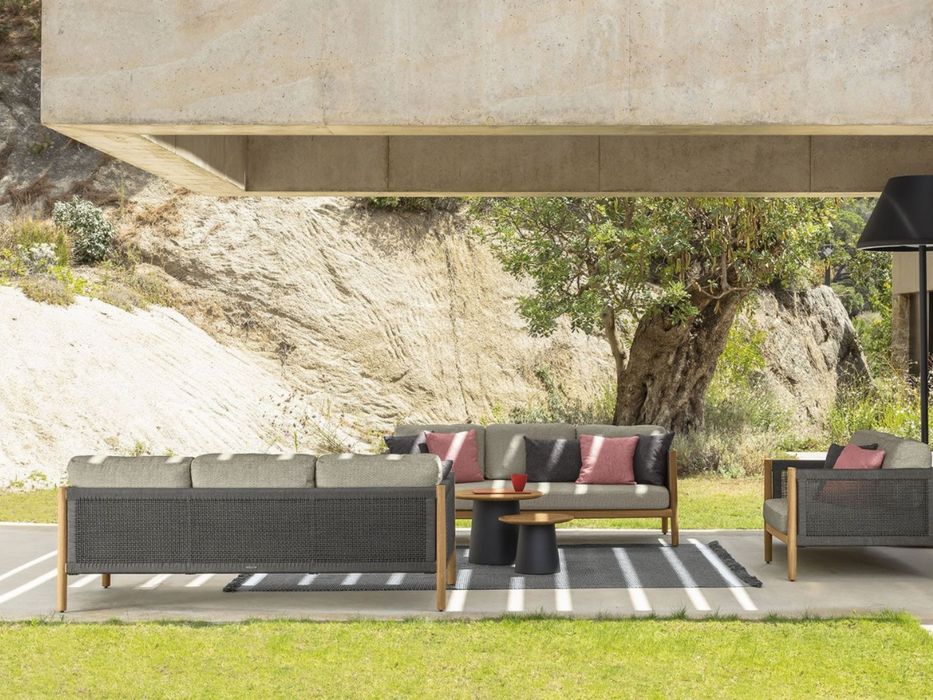 Dolcevita wood 3-seater sofa by Talenti