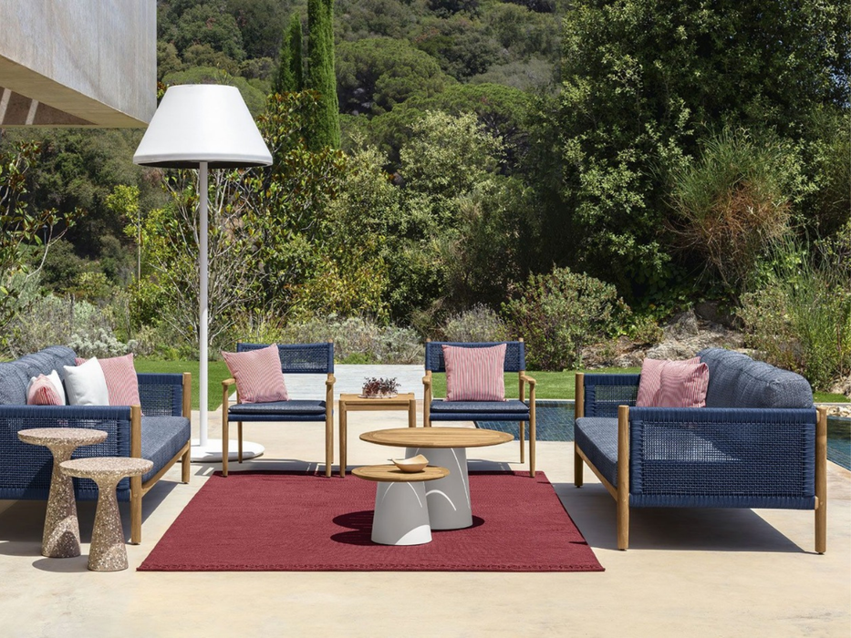Dolcevita wood 3-seater sofa by Talenti