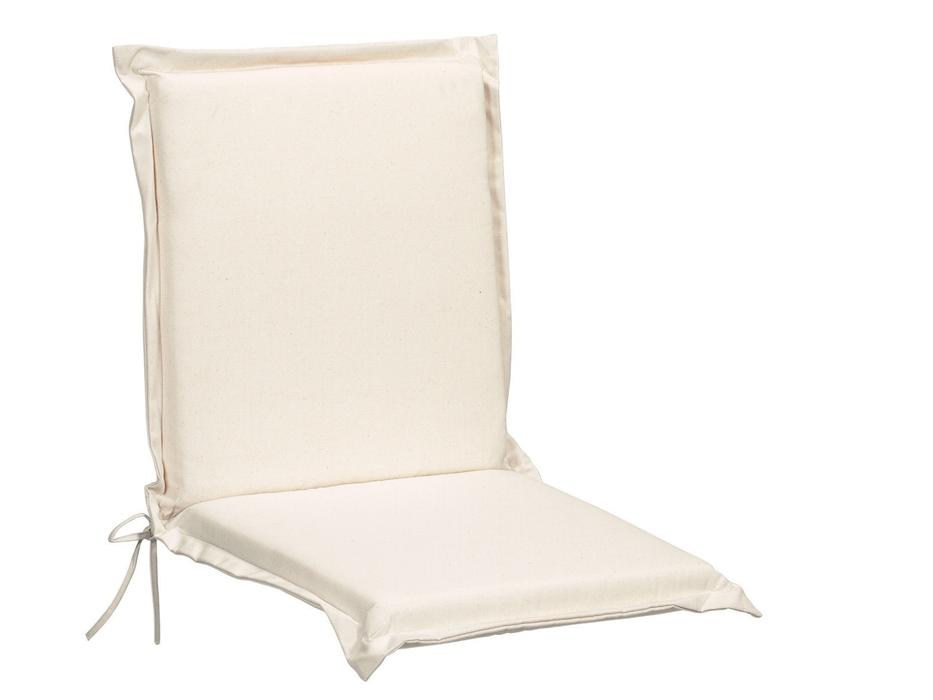6 coussins pour fauteuil bas avec volants Prestige Ecrù Regarden