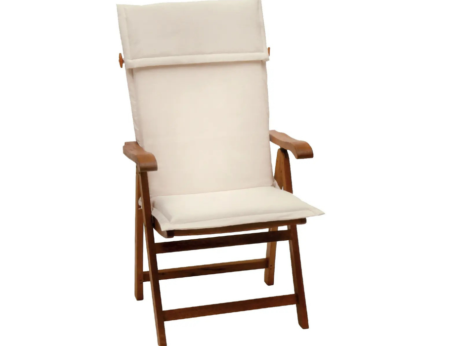 6 coussins à volants pour la chaise haute Prestige Ecru Regarden